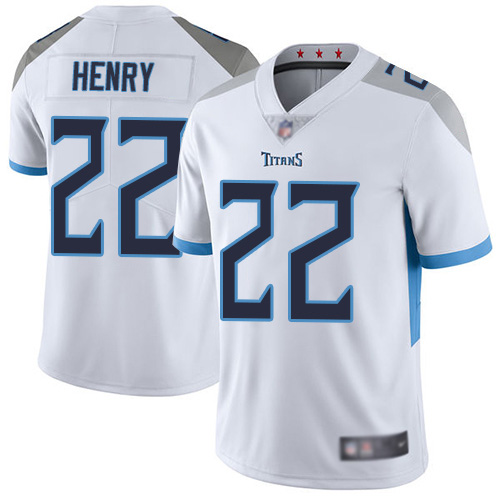 Tennessee Titans Limited White Men Derrick Henry Road Jersey NFL Football 22 Vapor Untouchable